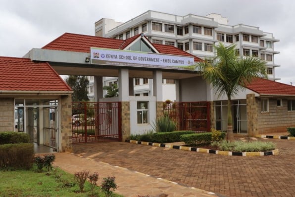 File image of Kenya School of government gate